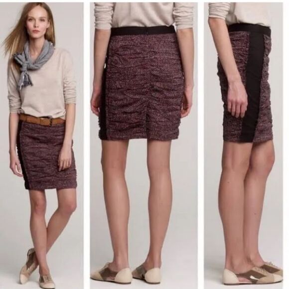 Banana Republic Delilah Pencil Skirt Pink and‎ Black Size 10 - Picture 1 of 10